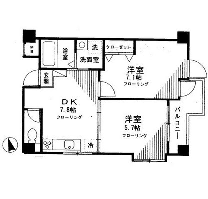 東京都豊島区南池袋４丁目 賃貸マンション 1K