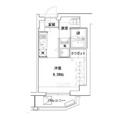 東京都豊島区池袋３丁目 賃貸マンション 1K