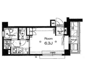 東京都豊島区東池袋２丁目 賃貸マンション 1K