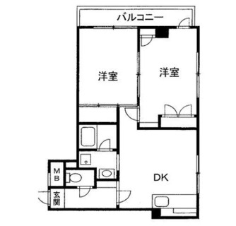 東京都豊島区池袋２丁目 賃貸マンション 2DK