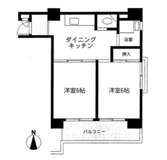 東京都豊島区要町１丁目 賃貸マンション 2DK